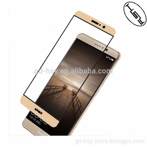 HUYSHE 2.5D full cover anti-fingerprint tempered glass screen 9h hardness protector for Huawei Mate 9